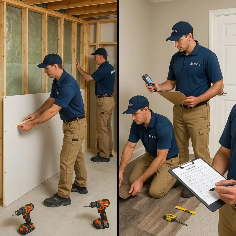 Repairs and Reconstruction process in Northumberland, NY